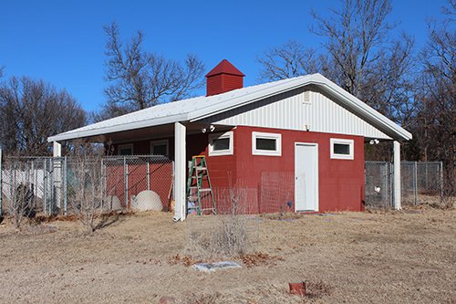 Tract 4 - Dog Kennel - OKLAHOMA LAND & REAL ESTATE AUCTION, 438 +/- Acres offered in 13 Tracts